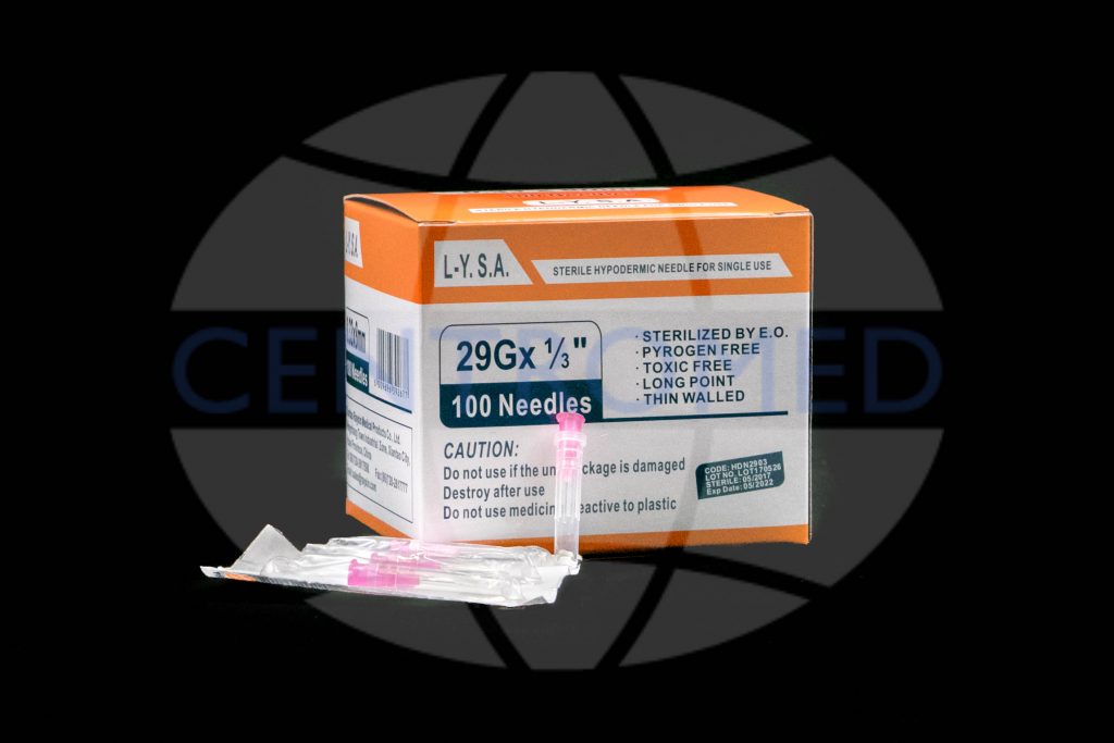 Hypodermic 29G needle