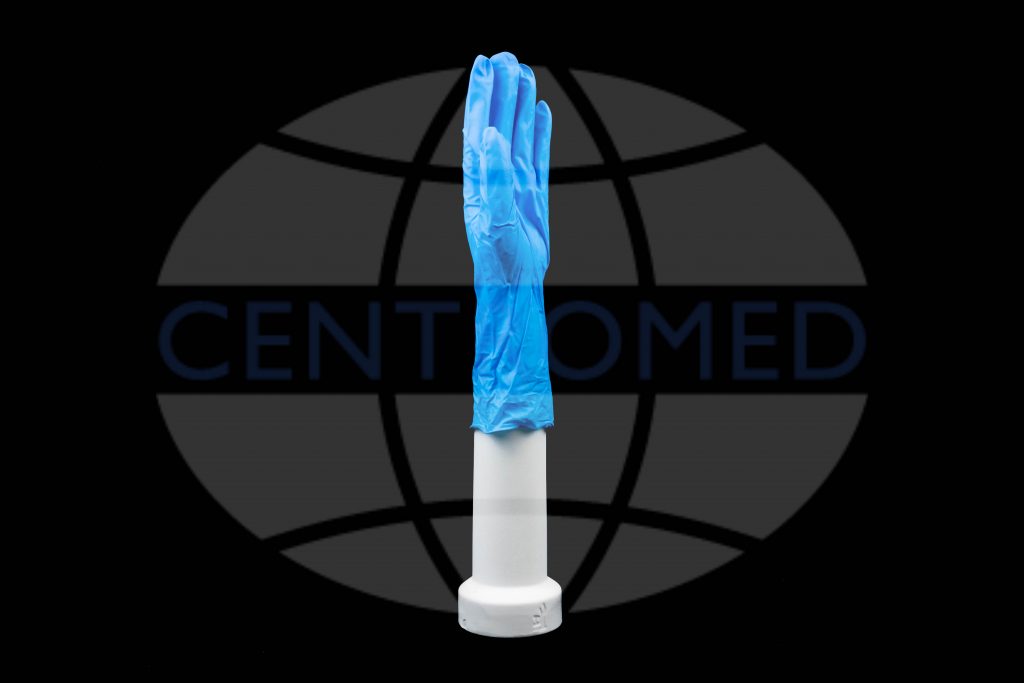 Nitrile high risk powder free 300mm blue