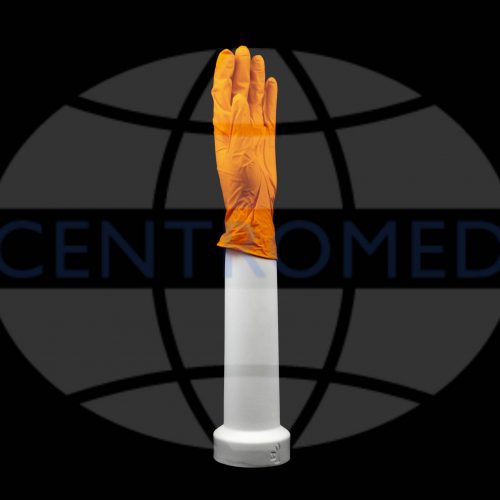 Nitrile Orange Powder-free Gloves 240mm