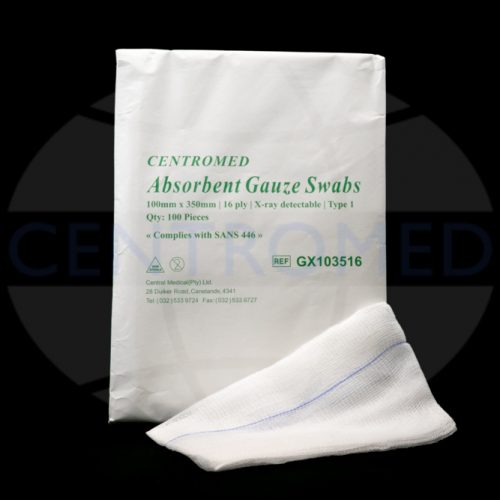 Packaging x-ray detectable 16 ply 100mm x 350mm