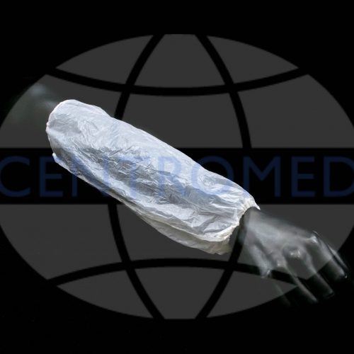 White regular machine made sleeve protector