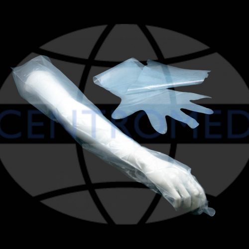 P.E. Blue Shoulder Length Gloves